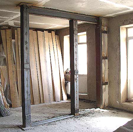 УСИЛЕНИЕ НЕСУЩЕЙ СТЕНЫ