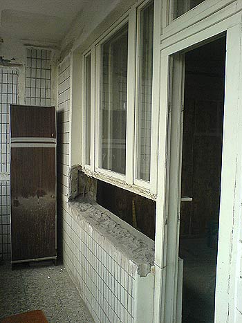 Расширение оконного блока