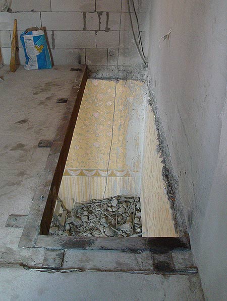 проем в перекрытии