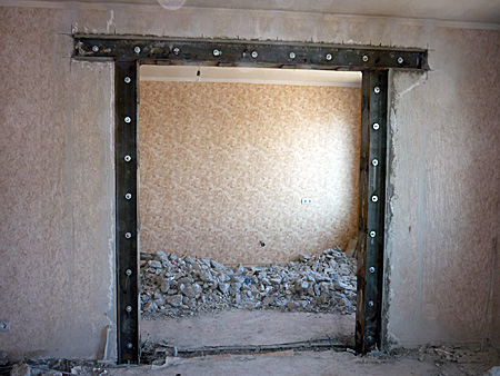 усиление проема