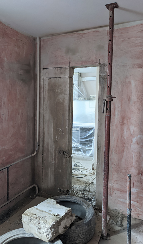 алмазная резка проёма в квартире