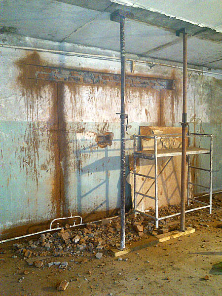 штроба под швеллер