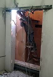 изготовление проема в пеноблоке