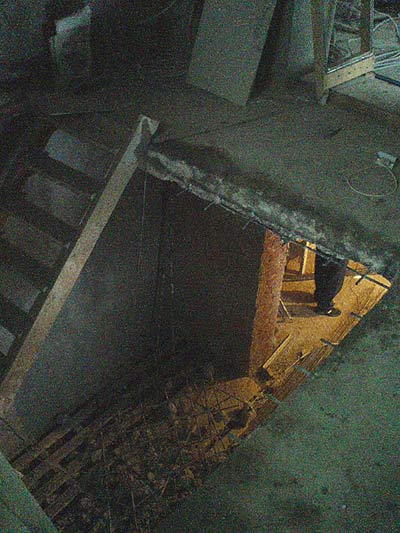 проем в полу