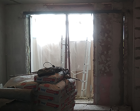 Расширение оконного проема