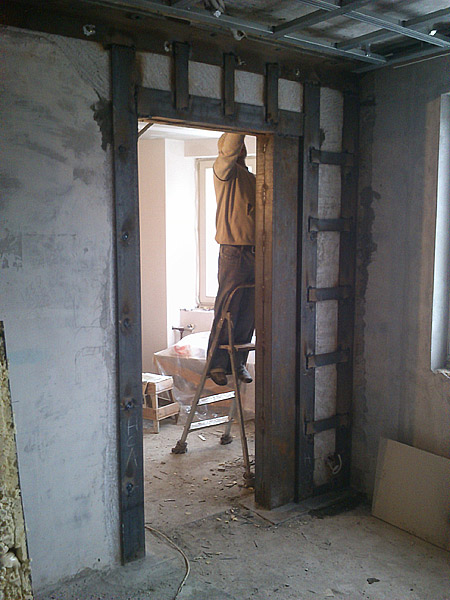 усиление проема по проекту