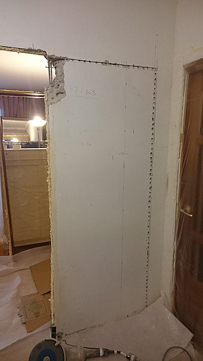 Расширение проема своими руками