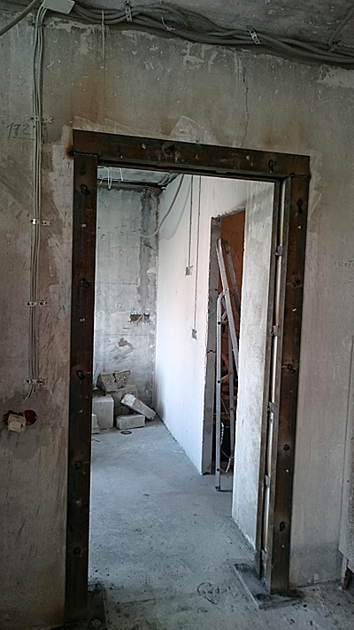 усиление проема в несущей стене