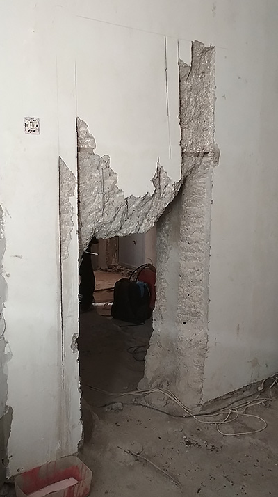 проем в несущей стене за 5 дней