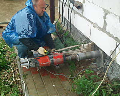 продухи в бетонном фундамете