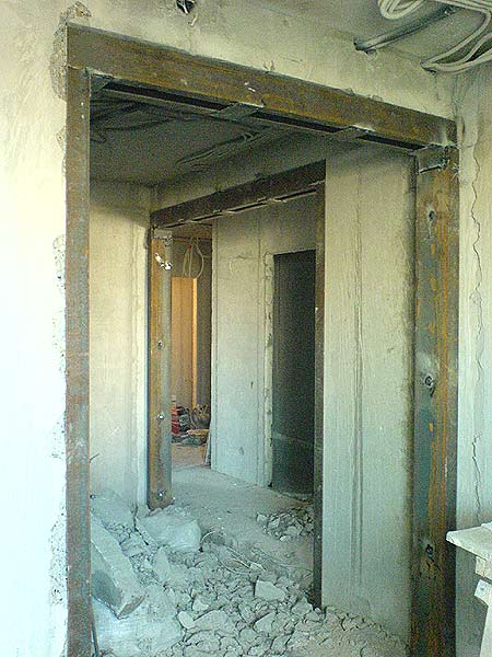 усиление проема согласно проекта