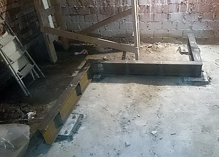 узел усиления перекрытия