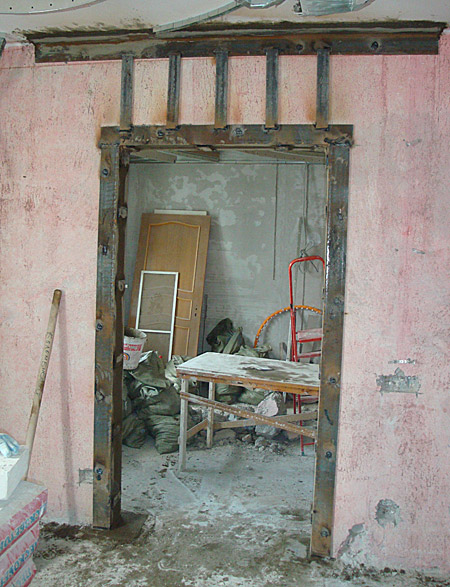 Усиление проема проект МНИИТЭП