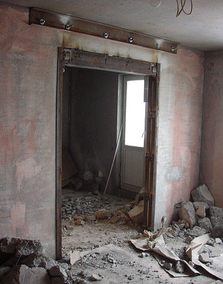 предварительное усиление проема