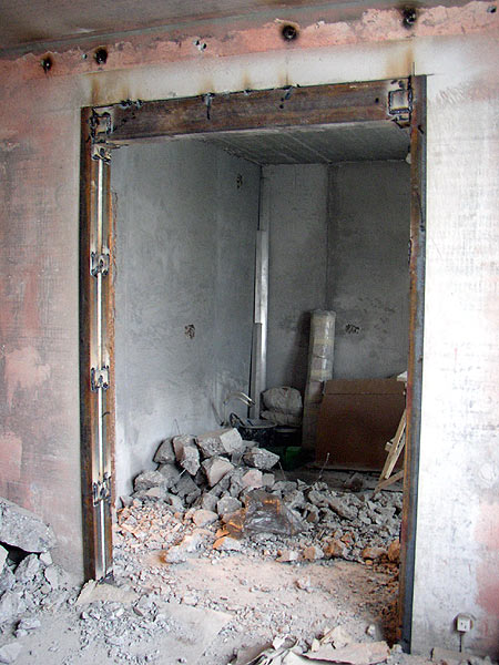 усиление проема по проекту моспроект