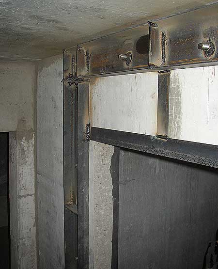 Верхний узел усиления проема