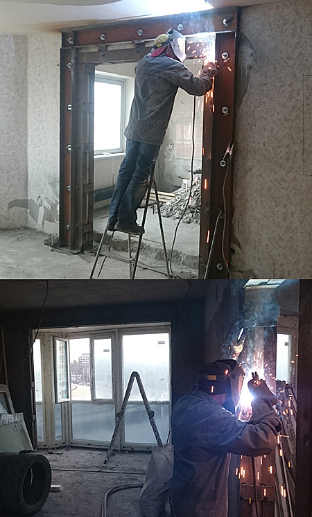 усиление проема 