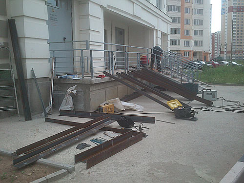 подготовка металла к усилению проемов