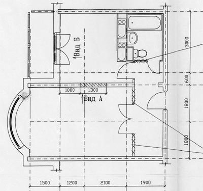 перепланировка однокомнатной квартиры